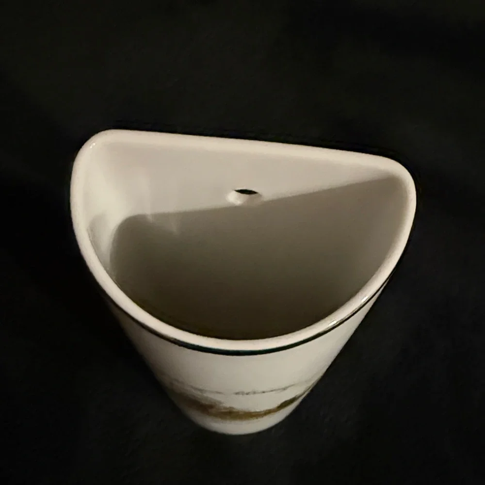 Holly Hobbie White Ceramic Vase